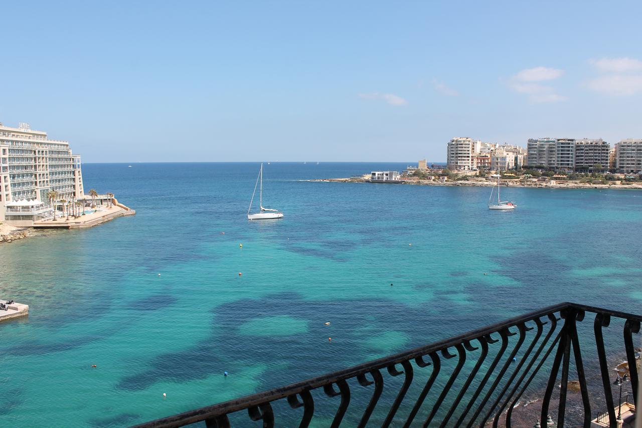 Spinola Bay Top Floor Seafront 3 Bedroom Apartment With Panoramic Sea Views - By Getawaysmalta Saint Julian's ภายนอก รูปภาพ