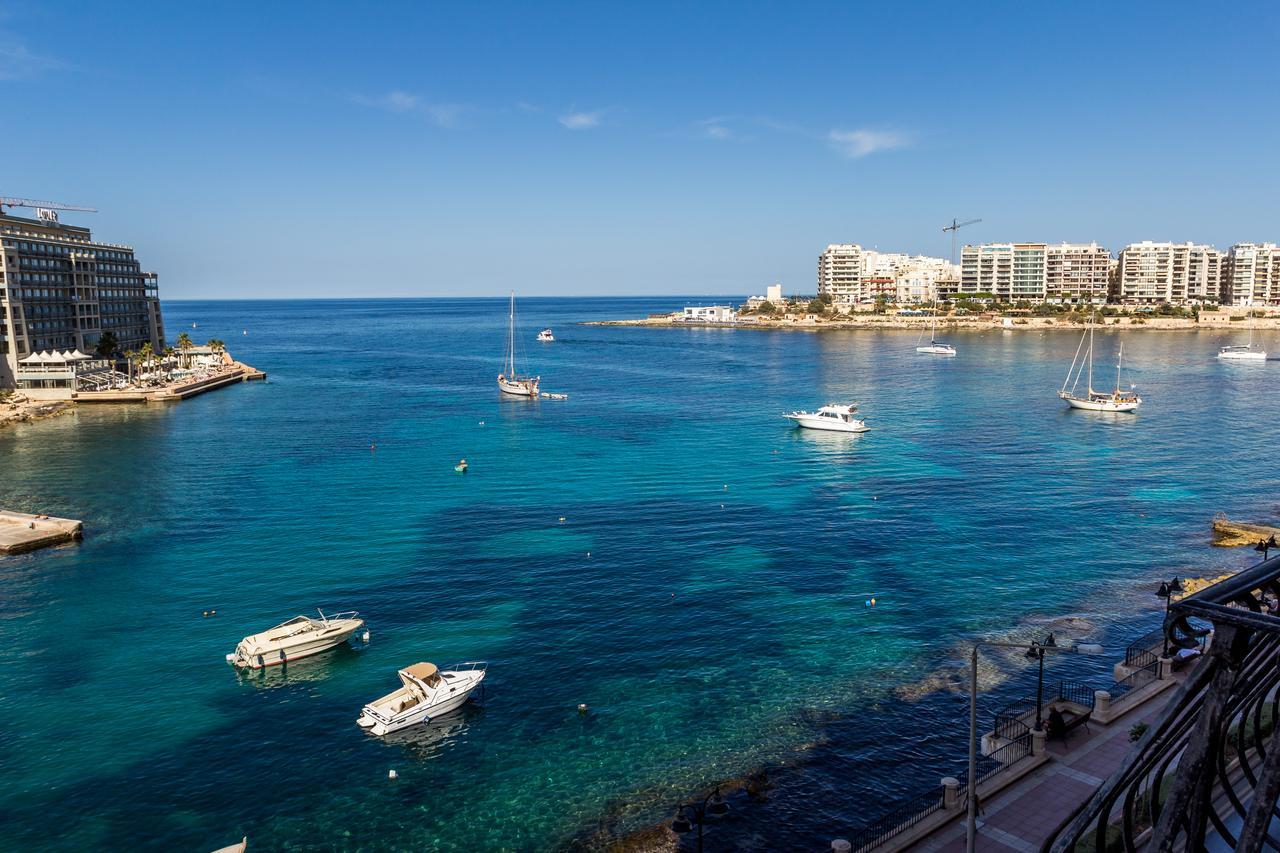 Spinola Bay Top Floor Seafront 3 Bedroom Apartment With Panoramic Sea Views - By Getawaysmalta Saint Julian's ภายนอก รูปภาพ